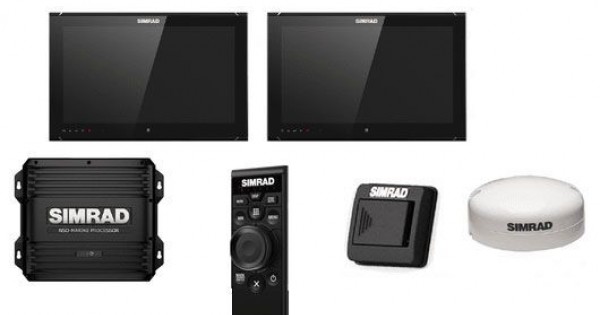 Evo2 Generac Controller Display Nautička Navigacija Simrad NSO evo2 sa 2 multituouch 19” display OP50 ...