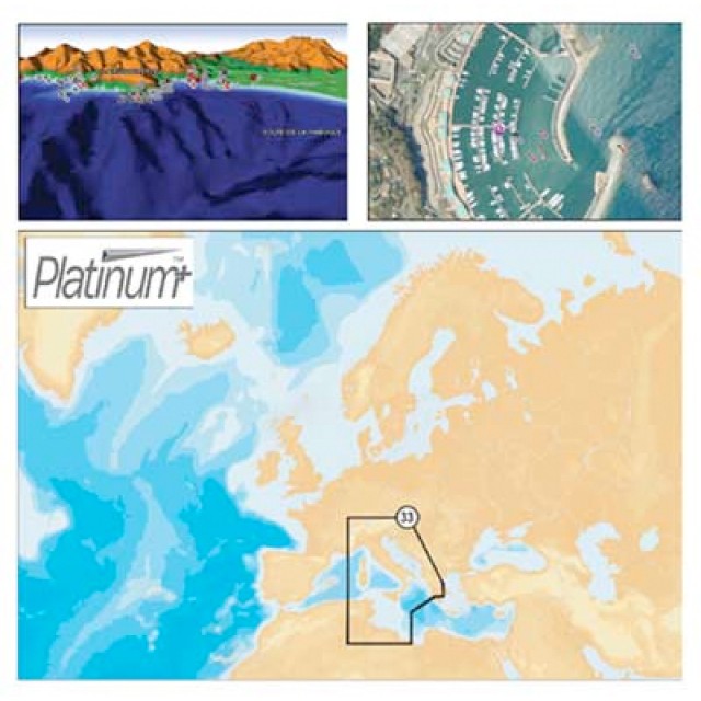 Navionics CF Platinum + Charts 33P kartografija
