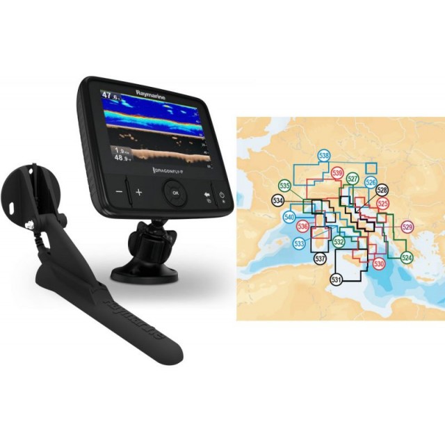 Nautička Navigacija Raymarine Dragonfly 7PRO Display 7” sa Navionics Gold Small 2 Kartografijom Nautička Navigacija Raymarine Dragonfly 7PRO Display 7” sa Navionics Gold Small 2 Kartografijom