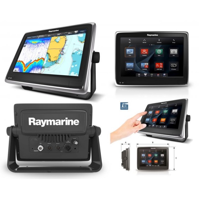 Nautička Navigacija Raymarine Multifunction Display 12.1" a125 Wi-Fi Touch Chartplotter E70235