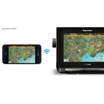 Nautička Navigacija Raymarine Multifunction Display 7" eS78 sa CHIRP DownVision Fishfinder E70265