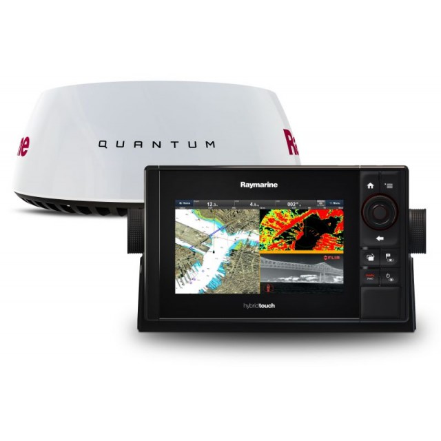 Pakovanje Raymarine eS78 sa DownVision + Navionics Silver EU + Radar Quantum T70290