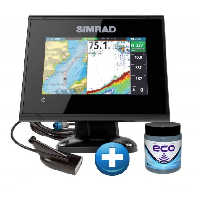 Simrad Echo/GPS GO-7 XSE sa DownScan Sondom + BESPLATNO Marlin Eco Antifouling