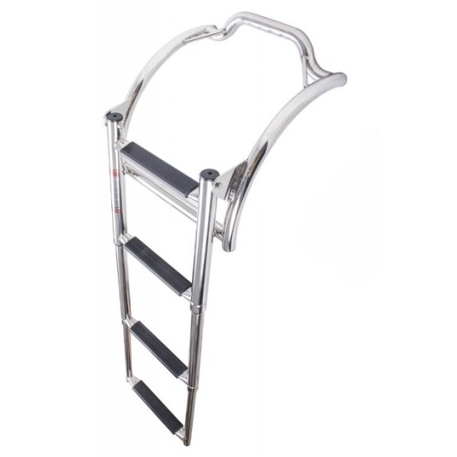 Teleskopske merdevine za gumeni čamac - 3 stepenika