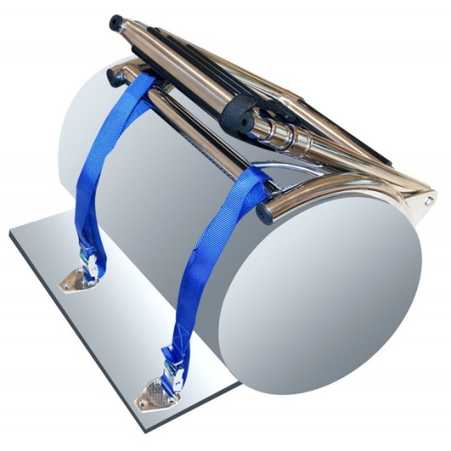 Teleskopske merdevine za gumeni čamac - 3 stepenika