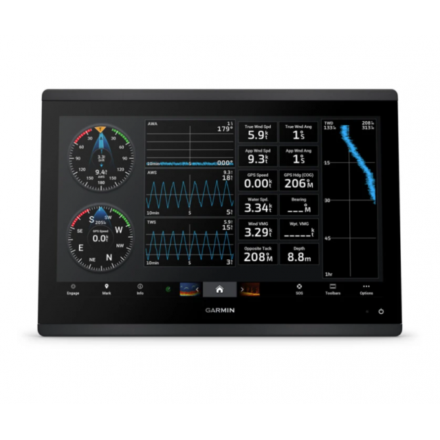 GARMIN GPSMAP 1623, ugrađen GPS, bez sonara (16")