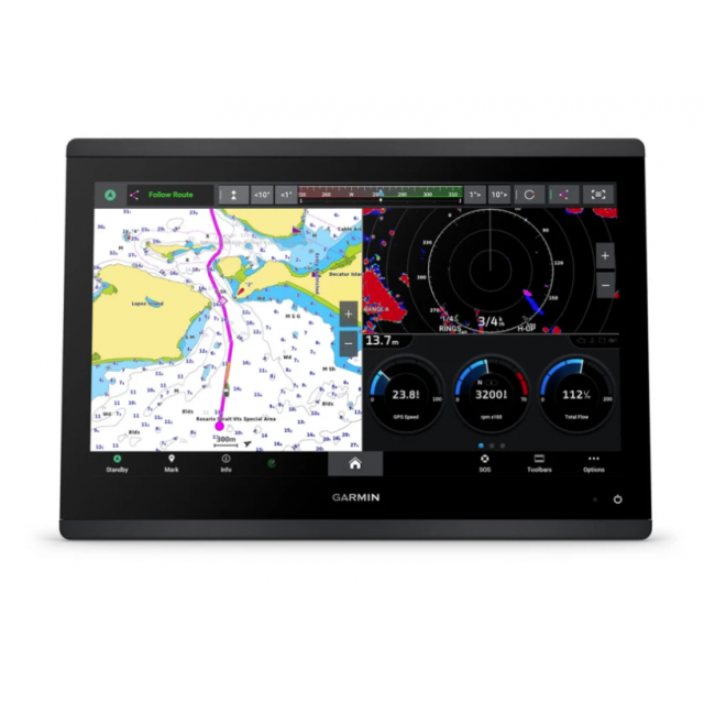 GARMIN GPSMAP 1623, ugrađen GPS, bez sonara (16")